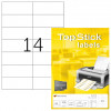 Etikett TOPSTICK  105x42,3mm (100)