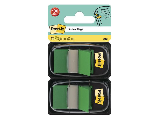 BildeIndex Post-It 680 25X44Mm Grønn (2 stk)