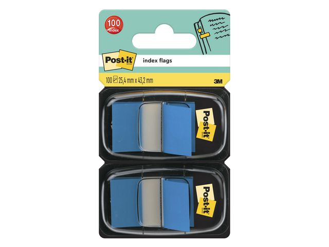 BildeIndex Post-It 680 25X44Mm Blå (2 stk)