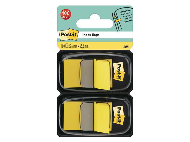BildeIndex Post-It 680 25X44Mm Gul (2 stk)