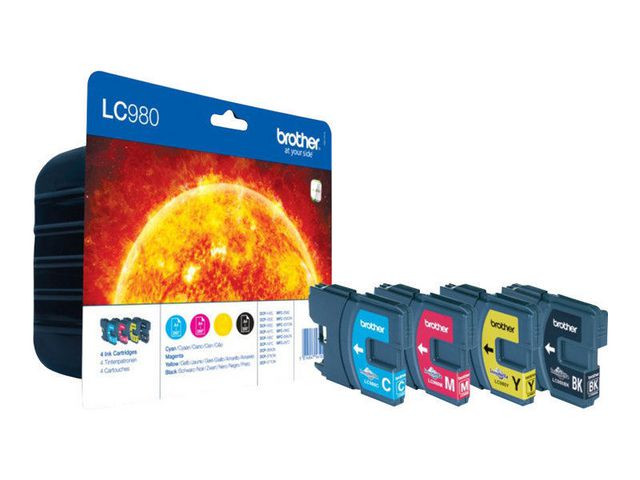BildeBlekk Brother Lc980 Value Pack