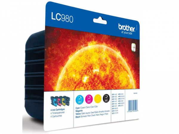 Blekk Brother Lc980 Value Pack