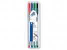 Fineliner Staedtler Triplus Ass (4 stk)