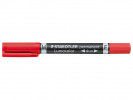 Merkepenn Lumocolor Duo 0,6-1,5Mm Rød (1...