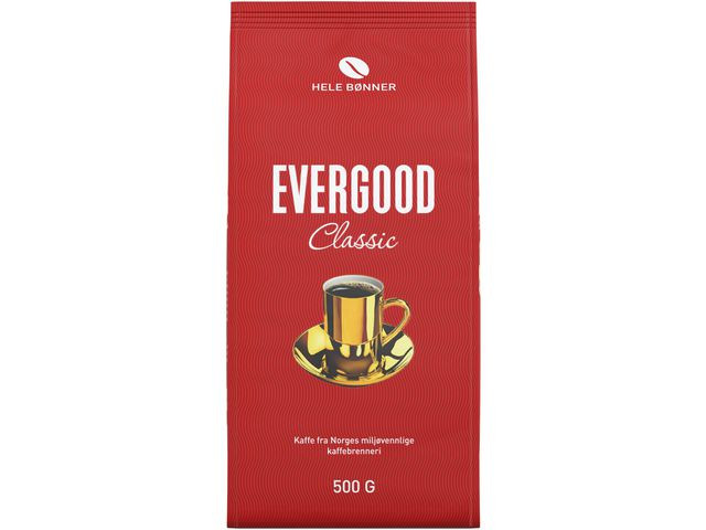 BildeKaffe Evergood Classic Hele Bønner 500G