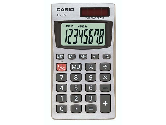 BildeLommekalkulator Casio Hs-8Va