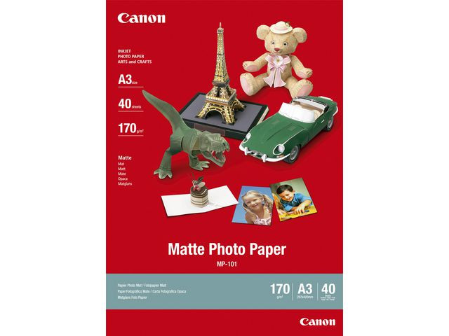 BildeFotopapir Canon Mp-101 Matt A3 170G (40 ark)