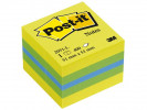 Notatkube Post-It 51X51 Gul/Grønn/Blå