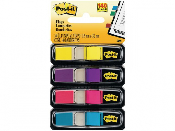 Index Post-It 683 Smal Ass 4 Neonfarger