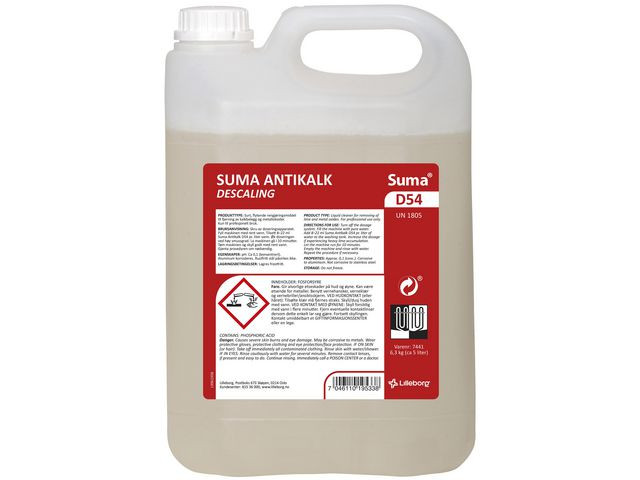 BildeAvkalkning Suma D54 Fosfatfri 5L (3 stk)