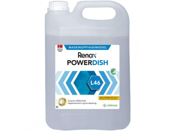 Maskinoppvask Renax Powerdish L46 6,1Kg (3 stk)