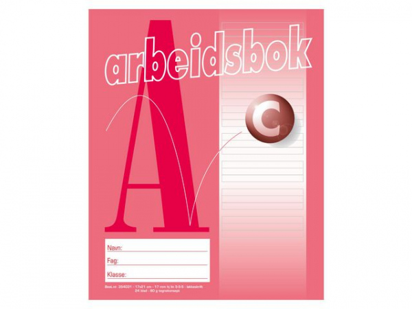 Arbeidsbok 17X21 80G 17Mm 5:5:5 Hj.linje (20 stk)