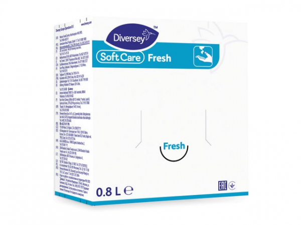Håndsåpe Soft Care Fresh 0,8L Refill (6 stk)