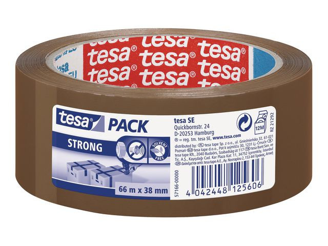 BildeEmballasjetape Tesa Strong 38Mmx66M Brun