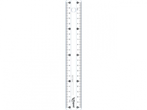 Linjal 1 Plast 20 Cm