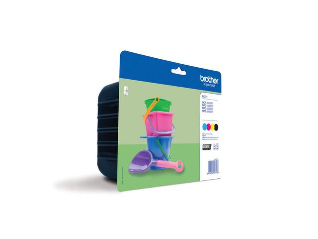 BildeBlekk Brother Lc221 Value Sort+Cmy (4 stk)