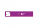 Kildesorteringsmagnet Plast 16X3Cm