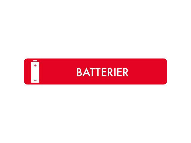 BildeKildesorteringsmagnet Batterier 16X3Cm