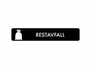 Kildesorteringsmagnet Restavfall 16X3Cm