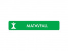 Kildesorteringsmagnet Matavfall 16X3Cm