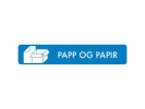 Kildesorteringsmagnet Papp Og Papir16X3