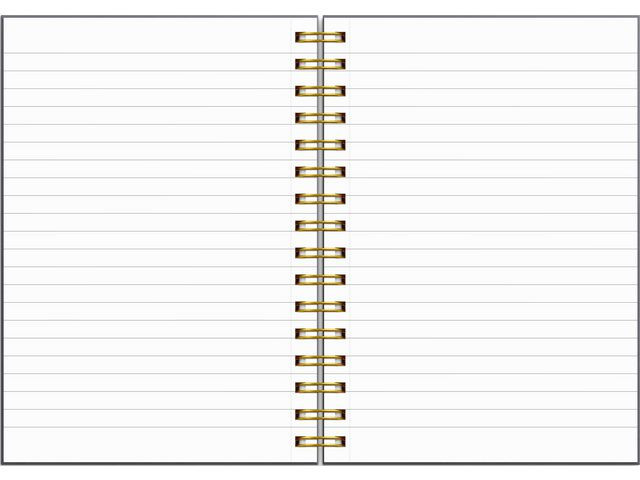 BildeSpiralbok Burde A5 Flower Sort