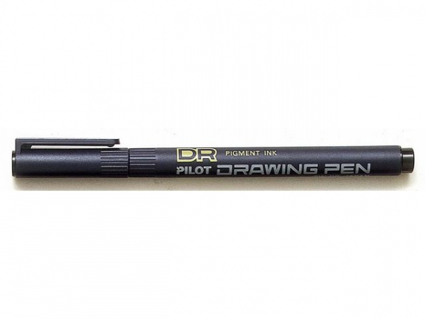 Fiberpenn Pilot Draw Pen 03 0,4Mm Sort (12 stk)