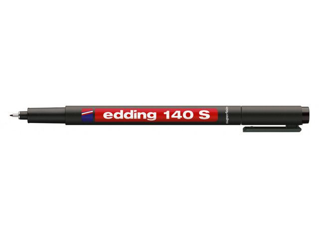 BildeOverheadpenn Edding 140S Perm. Sort (10 stk)