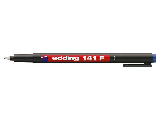 BildeOverheadpenn Edding 141F Perm. Blå (10 stk)