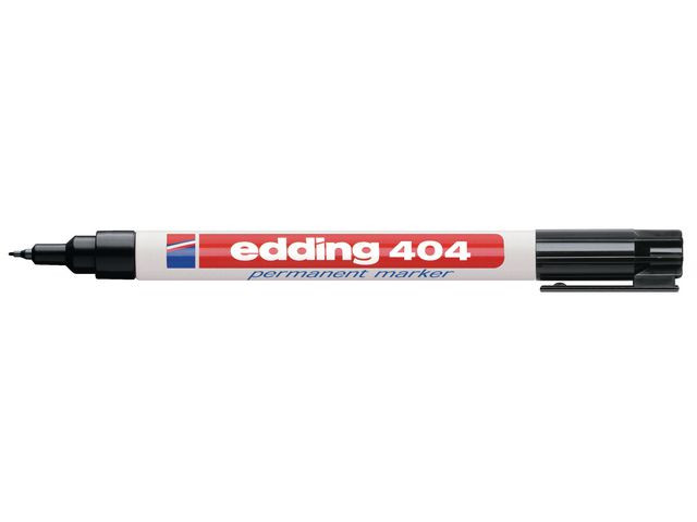 BildeMerkepenn Edding 404 Rund Sort (10 stk)