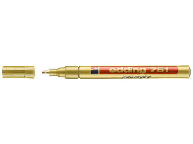BildePaintmarker Edding 751 Gull (10 stk)