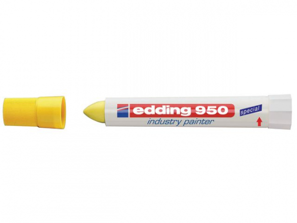 Merkepasta Edding 950 Gul (10 stk)