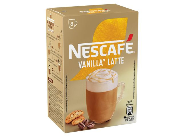 BildeKaffe Nescafé Vanilla Latte (8 stk)