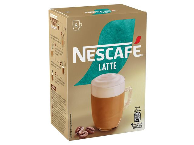 BildeKaffe Nescafé Latte (8 stk)