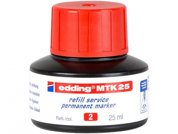 Refill Edding Permanent Merkepenn Rød