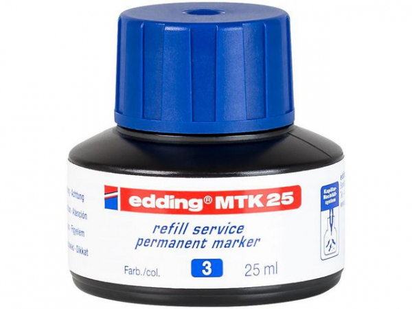 Refill Edding Permanent Merkepenn Blå