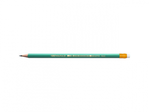 Blyant Bic Ecolution 655 Hb M/Viskelær (12 stk)