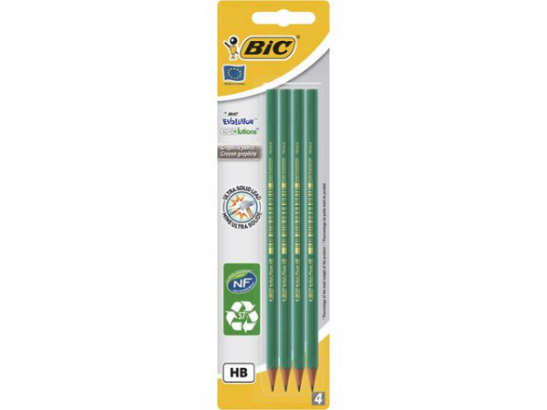 Blyant Bic Ecolution 650 Hb (4) (25 stk)