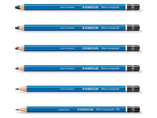 Blyant Staedtler Lumograph (6 stk)