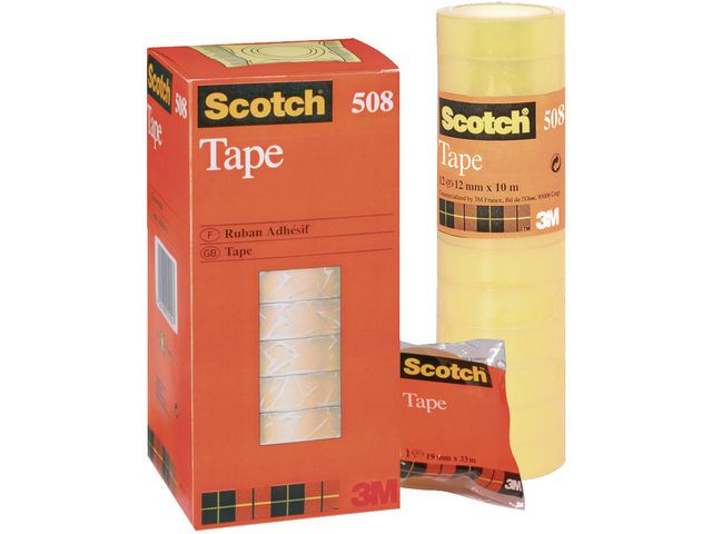 BildeTape Scotch 508 15Mmx33M Trans (10 stk)