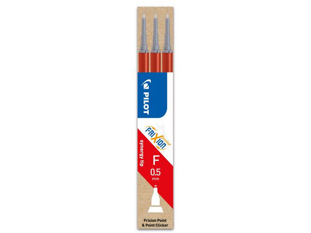 BildeRefill Pilot Frixion Point 05 Rød (3 stk)