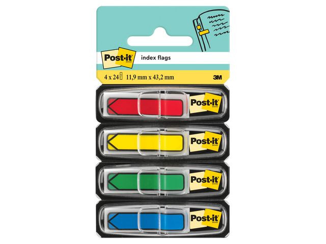 BildeIndex Post-It 684 Pil Ass Farger (4 stk)