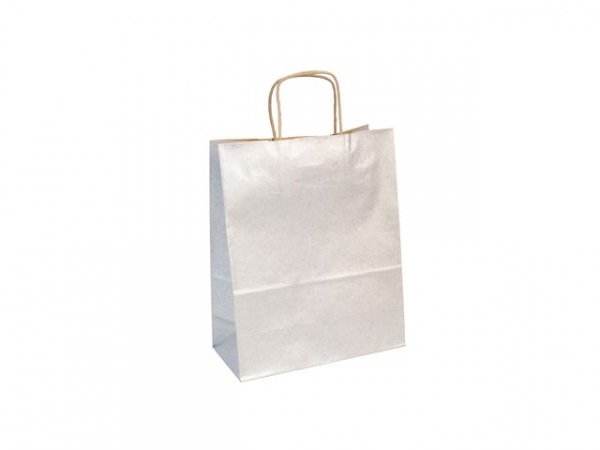 Gavepose Cf Kraft 22X10X27 Cm Sølv (25 stk)