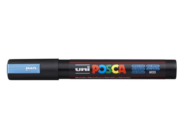 BildePaintmarker Uni Posca Pc-5M Met. Blå