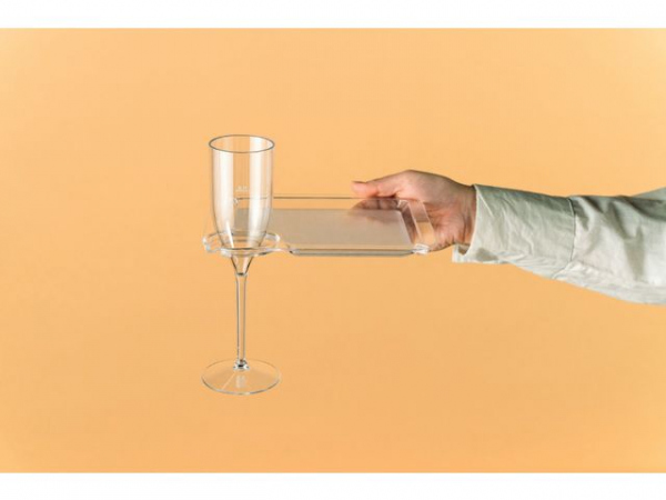 Tallerken Duni Ps 20Cm Glassholder (10 stk)