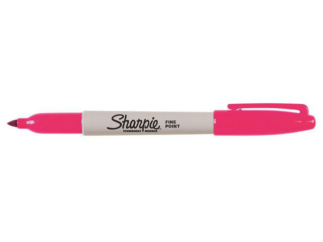 BildeMerkepenn Sharpie F 0,9Mm Magenta (12 stk)