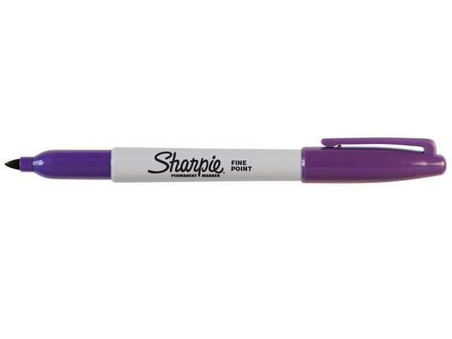BildeMerkepenn Sharpie F 0,9Mm Lilla (12 stk)