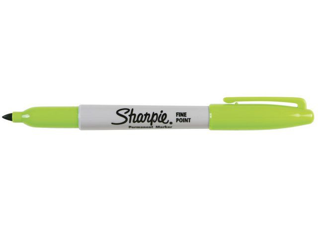 BildeMerkepenn Sharpie F 0,9Mm Lime (12 stk)