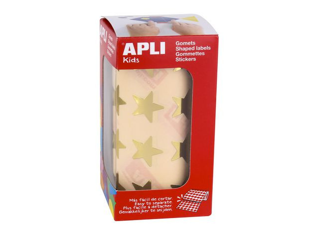BildeStickers Apli Stjerne Gull Ø19,5 (1416 stk)