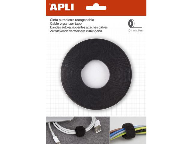 BildeKabel Organiserer Apli 5M Sort
